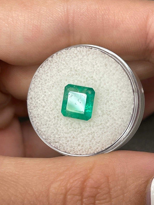 2.39 Carat Natural Loose Colombian Emerald- Asscher Cut