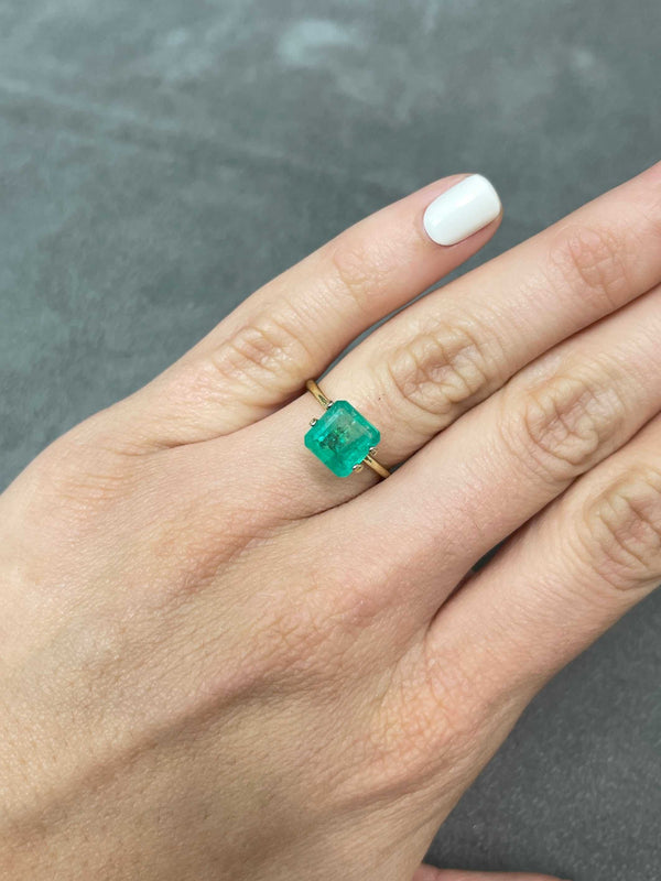 2.39 Carat Natural Loose Colombian Emerald- Asscher Cut