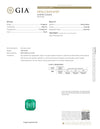 3.06 Carat AAA+ GIA Certified Muzo Green Natural Loose Colombian Emerald Asscher Cut