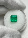 3.37 Carat AAA Vivid Muzo Natural Loose Colombian Emerald-Asscher Cut