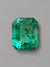 1.22 Carat 7x6 Bluish Green Natural Loose Colombian Emerald- Emerald Cut