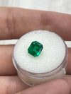 1.75 Carat 7.5x6.75 AAA+ Investment Gem Vivid Muzo Green Loose Colombian Emerald- Emerald Cut