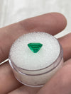 1.82 Carat 8x7 Vivacious Vivid Yellowish Green Loose Colombian Emerald-Emerald Cut