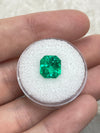 3.26 Carat Vivid Yellowish Green Colombian Emerald-Emerald Cut