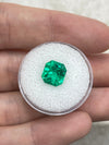 3.26 Carat Vivid Yellowish Green Colombian Emerald-Emerald Cut