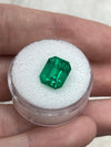 4.16 Carat 10.5x8.9 Vivid Green Natural Colombian Emerald-Emerald Cut