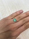 2.57 Carat 8.6x8.3 Minty Art Deco Loose Colombian Emerald-Asscher Cut Clipped Corners