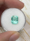2.87 Carat 9x8 Seafoam Green Natural Loose Colombian Emerald- Emerald Cut