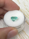 2.87 Carat 9x8 Seafoam Green Natural Loose Colombian Emerald- Emerald Cut
