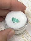 2.87 Carat 9x8 Seafoam Green Natural Loose Colombian Emerald- Emerald Cut