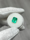 2.27 Carat Muzo Medium Green Natural Loose Colombian Emerald- Emerald Cut