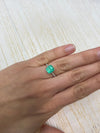 2.92 Carat CHIPPED Natural Loose Colombian Emerald- Asscher Cut