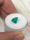 2.98 Carat GLOWING Vivid Green Natural Loose Colombian Emerald- Asscher Cut