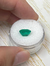 3.02 Carat Intense Green Natural Loose Colombian Emerald- Emerald Cut