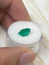 3.02 Carat Intense Green Natural Loose Colombian Emerald- Emerald Cut