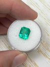 3.09 Carat 10x8 Electric Yellowish Classic Colombian Emerald-Emerald Cut