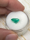 3.09 Carat 10x8 Electric Yellowish Classic Colombian Emerald-Emerald Cut
