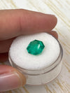 3.34 Carat AAA+ 9x9 Vivid Bluish Natural Loose Colombian Emerald-Asscher Cut