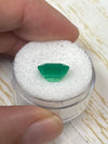 4.12 Carat 10.5x9.7 Vivid Yellowish Loose Colombian Emerald-Emerald Cut