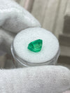 3.39 Carat 9x9 Vivacious Green Natural Loose Colombian Emerald-Asscher Cut