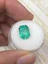 4.29 Carat 11x8 Medium Green Natural Loose Colombian Emerald-Emerald Cut