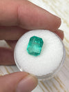 4.29 Carat 11x8 Medium Green Natural Loose Colombian Emerald-Emerald Cut