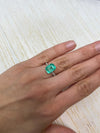 4.29 Carat 11x8 Medium Green Natural Loose Colombian Emerald-Emerald Cut