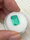 4.63 Carat 11.8mx8.6 Spring Green Natural Loose Colombian Emerald-Classic Emerald Cut