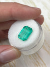 5.54 Carat 12.5x9 Spring Green Natural Loose Colombian Emerald-Elonageted Emerald Cut