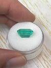 5.54 Carat 12.5x9 Spring Green Natural Loose Colombian Emerald-Elonageted Emerald Cut