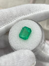 3.64 Carat 10x8 Yellowish Green Natural Loose Colombian Emerald-Emerald Cut