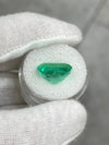 9.51 Carat 14x11 Vivacious Green Emerald Cut Loose Authentic Colombian emerald-Emerald Cut