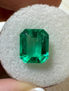 3.61 Carat 10x9 Vivacious Green Natural Loose Colombian Emerald-Emerald Cut