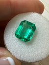 3.61 Carat 10x9 Vivacious Green Natural Loose Colombian Emerald-Emerald Cut
