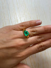 3.61 Carat 10x9 Vivacious Green Natural Loose Colombian Emerald-Emerald Cut