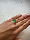 3.80 Carat 10x9 Glowing Green Natural Loose Colombian Emerald-Emerald Cut
