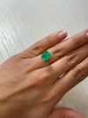 3.88 Carat 11x8 GLOWING Green Natural Loose Colombian Emerald-Emerald Cut