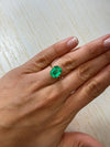 3.88 Carat 11x8 GLOWING Green Natural Loose Colombian Emerald-Emerald Cut