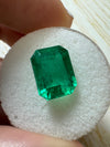 4.53 Carat 11x8 Vivid Muzo Green Natural Loose Colombian Emerald-Emerald Cut