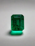 0.62 Carat 5x4 AAA+ Fine Loose Colombian Emerald-Emerald Cut