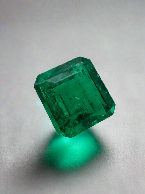 0.90 Carat 5.8x5.4 AAA+ Fine Loose Colombian Emerald-Asscher Cut