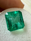 5.98 Carat 10x9 Crystal Clean Green Natural Loose Colombian Emerald-Emerald Cut