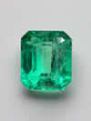 6.03 Carat 11.5x10 Fine Bluish Natural Loose Colombian Emerald-Classic Emerald Cut