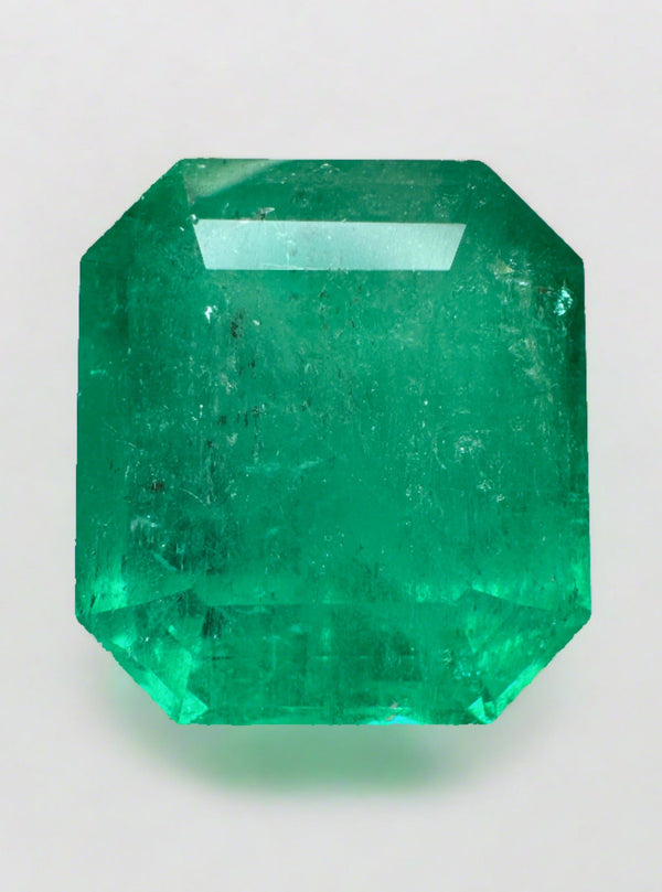 Large 23.85 Carat HUGE 17x15.6 Classic Natural Loose Colombian Emerald- Emerald Cut
