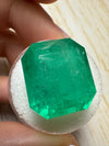 Large 23.85 Carat HUGE 17x15.6 Classic Natural Loose Colombian Emerald- Emerald Cut