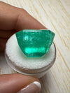 Large 23.85 Carat HUGE 17x15.6 Classic Natural Loose Colombian Emerald- Emerald Cut
