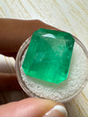 Large 22.54 Carat HUGE 19x16.5 Classic Natural Loose Colombian Emerald- Emerald Cut