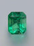 2.59 Carat Natural Colombian Emerald 9x7 Emerald Cut Yellowish Green Loose Gemstone