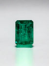 0.80 Carat 6.5x5 Fine Loose Colombian Emerald-Emerald Cut