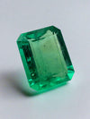3.30ct Muzo Colombian Emerald Crystal Clear Yellowish Green Spready Cut 10.4x8.4mm Earth Mined Loose Gemstone